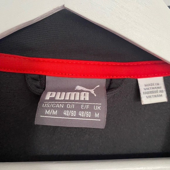 Puma sport Men's dark grey and Red Jacket - Picture 3 of 3